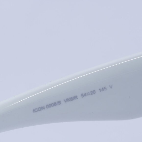 🕶️ New Dsquared2 ICON 0008/S 0VK6 IR Sunglasses - White Frame, Grey Lenses - Picture 9 of 10